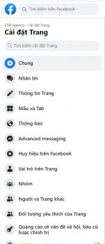 Kiểm soát mọi khía cạnh của trang Facebook của bạn thông qua cài đặt của bạn.